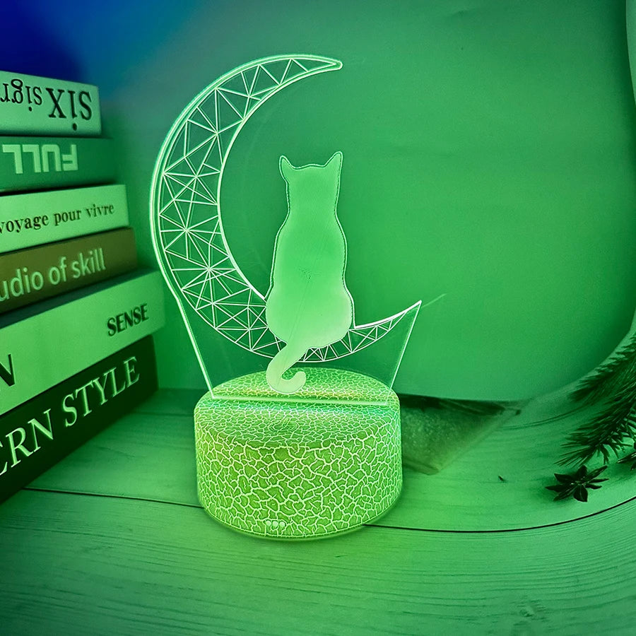 Romantic 3D Touch LED Night Light