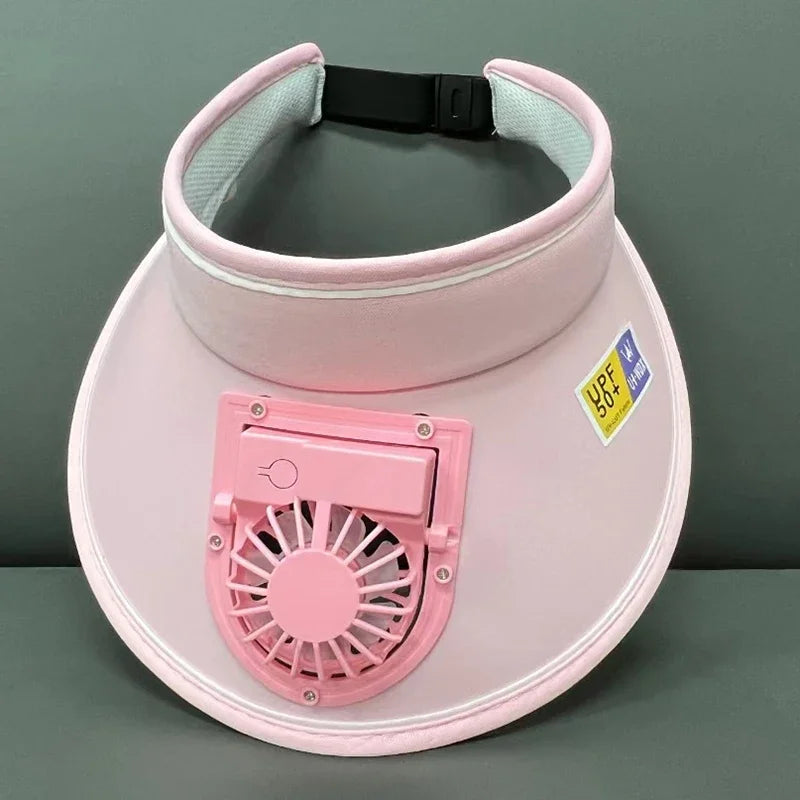 Unisex Large Brim USB Charging Outdoor Sun Protection Hat