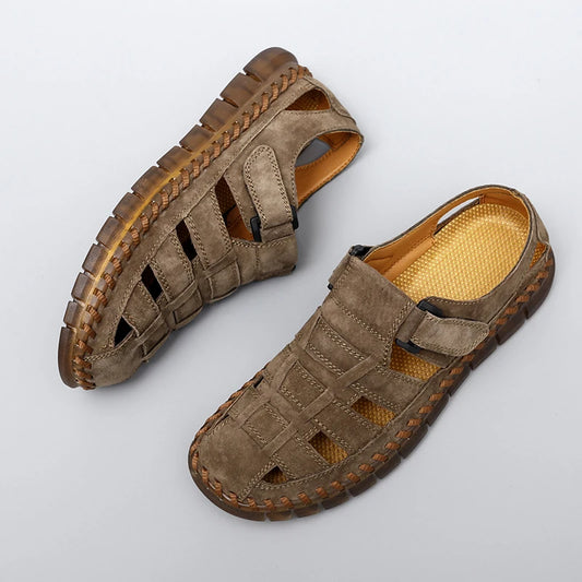 Men's Breathable Leather Sandals