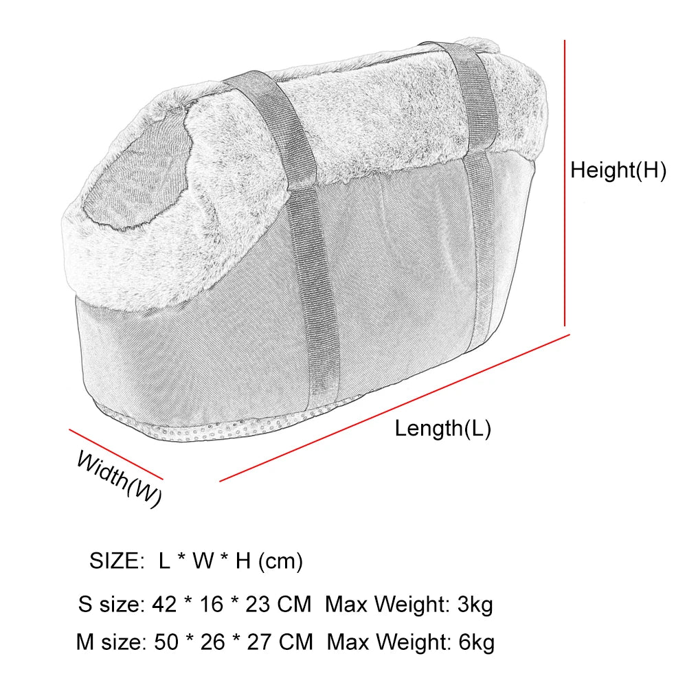 Sac à bandoulière portable et chaud pour chiot