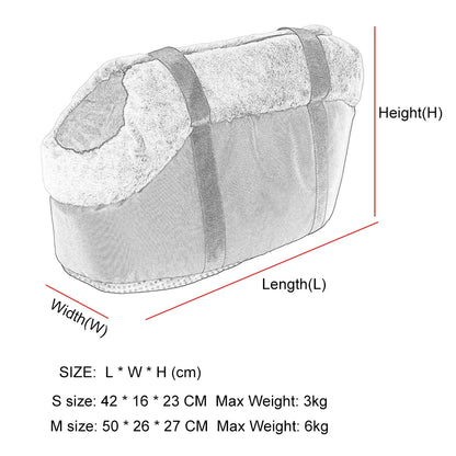 Sac à bandoulière portable et chaud pour chiot