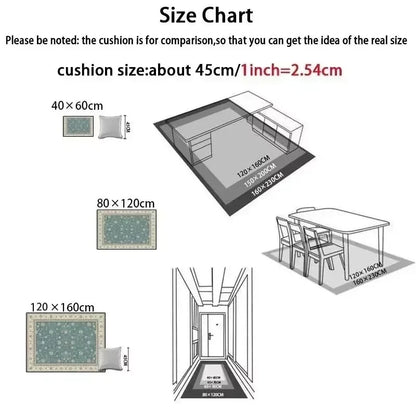 Living Room Coffee Table Floor Carpet