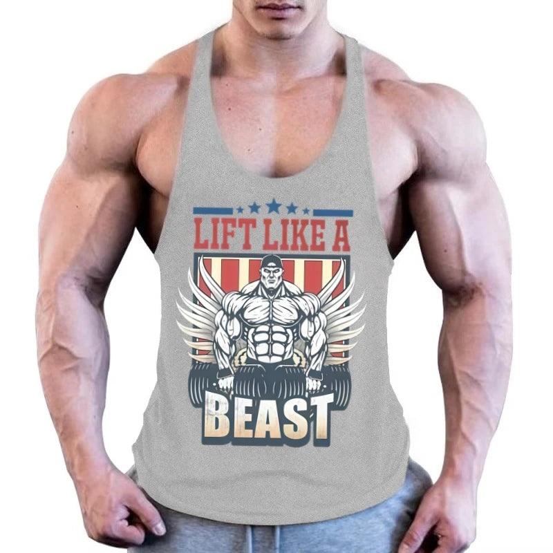 Men's Gym Fitness Tank Top - Sleeveless Workout Tops