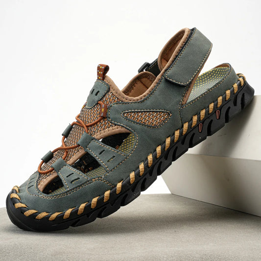 Men's Handmade Breathable Leather Sandals
