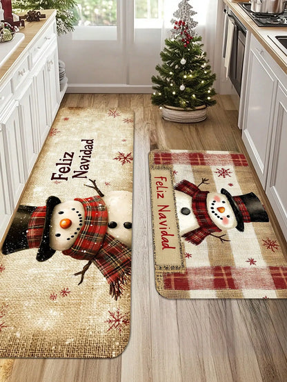 kitchen mat christmas
