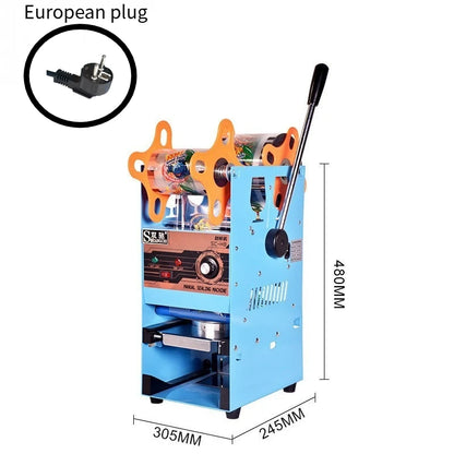 Machine semi-automatique de scellage de gobelets - Scelleuse de gobelets électrique 