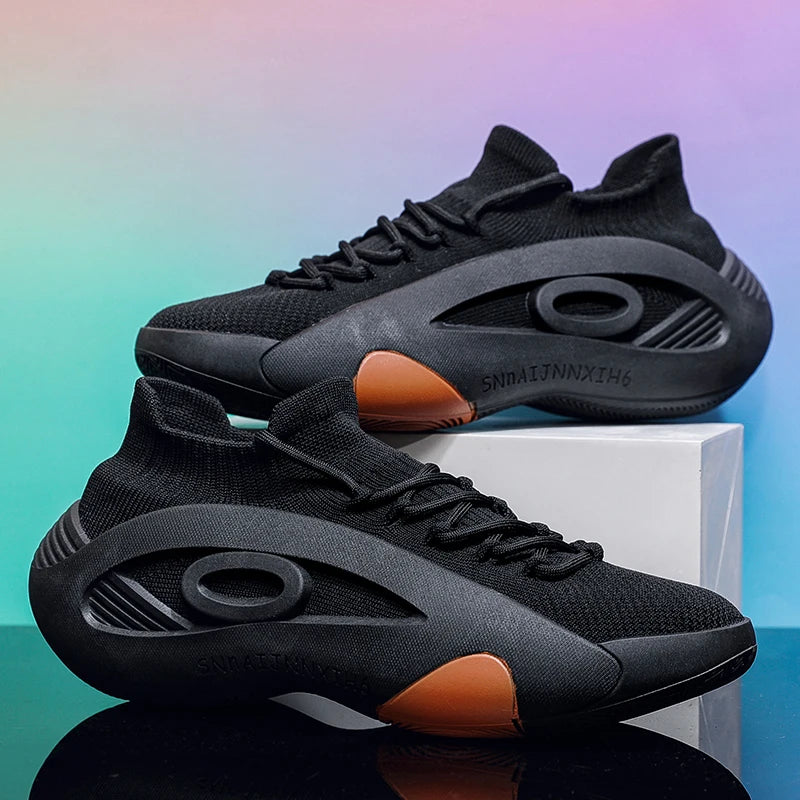 Men's Trendy Athletic Sneakers - Sports Platform Designer Sneakers