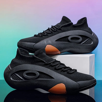 Men's Trendy Athletic Sneakers - Sports Platform Designer Sneakers