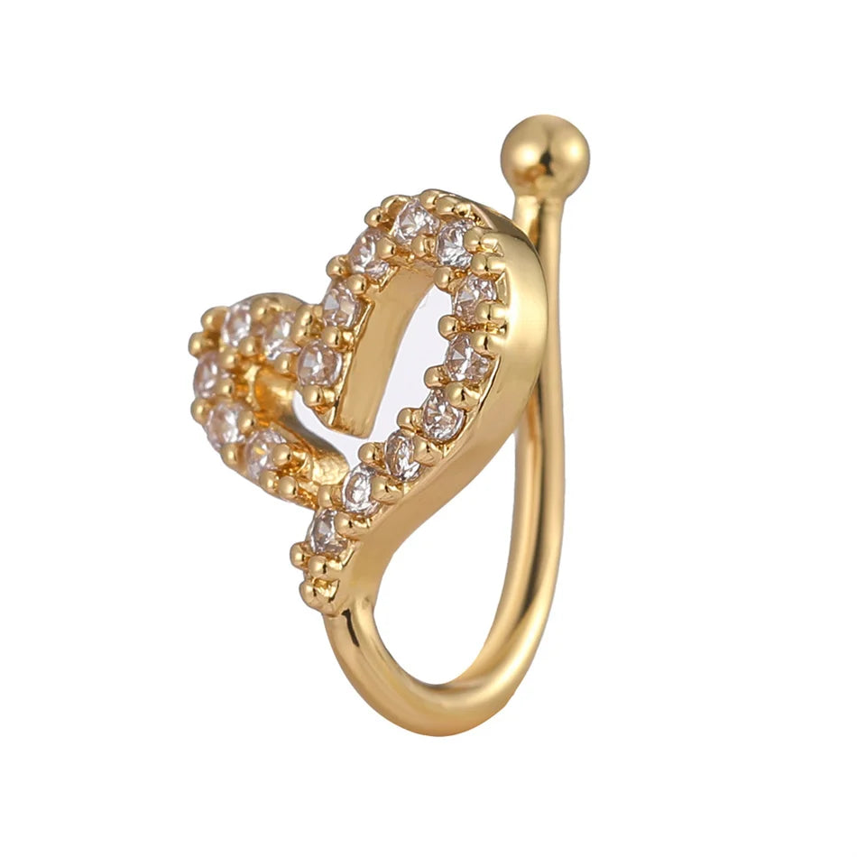 Schicke Nasenmanschetten mit Zirkonia