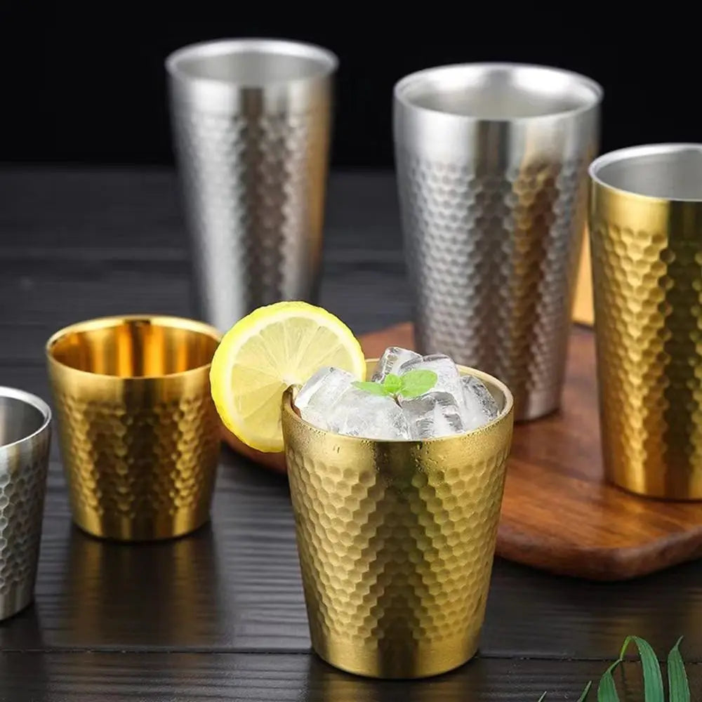 Double-Wall Stainless Steel Beer Cups