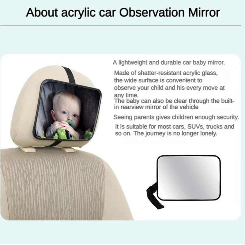 Miroir de voiture bébé réglable à 360°