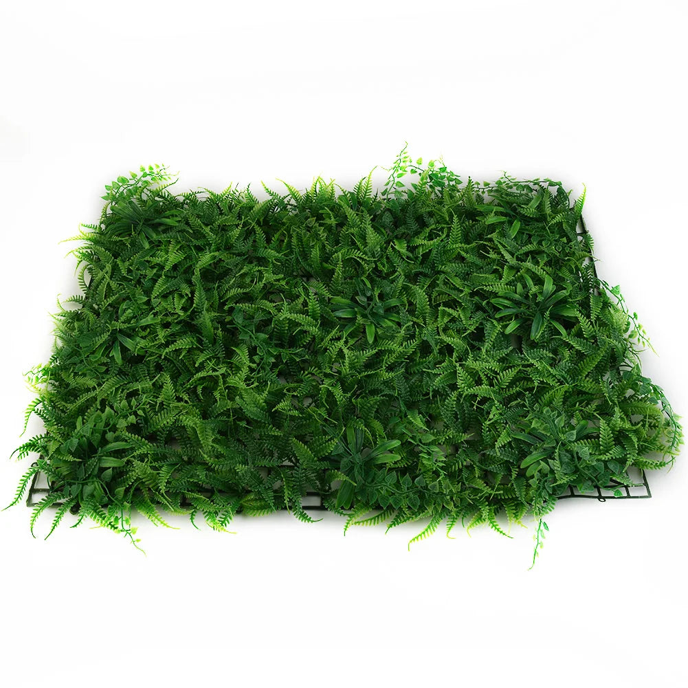 Tapis de plante artificielle de panneau de toile de fond de clôture de pelouse simulée