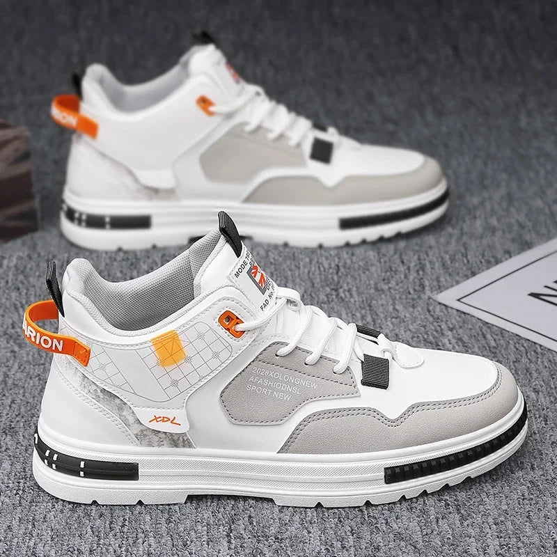 Baskets décontractées à lacets et plateforme