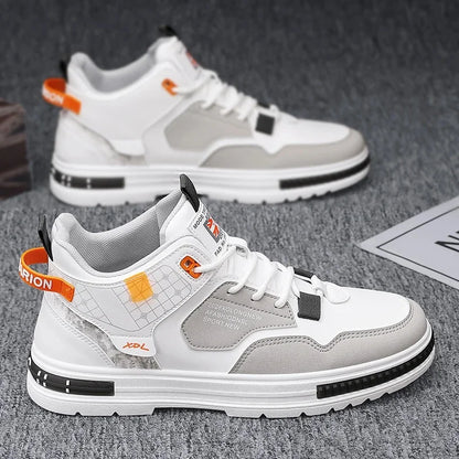 Baskets décontractées à lacets et plateforme