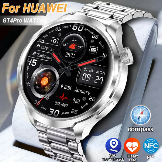GT4 Sport Smart 1.5 IPS Display IP68 Bluetooth Call - Android Watch