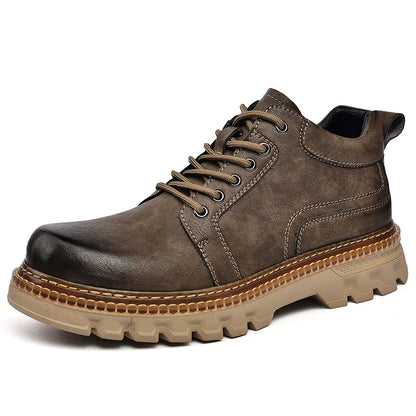 Men's Genuine Leather Italian Work Boots