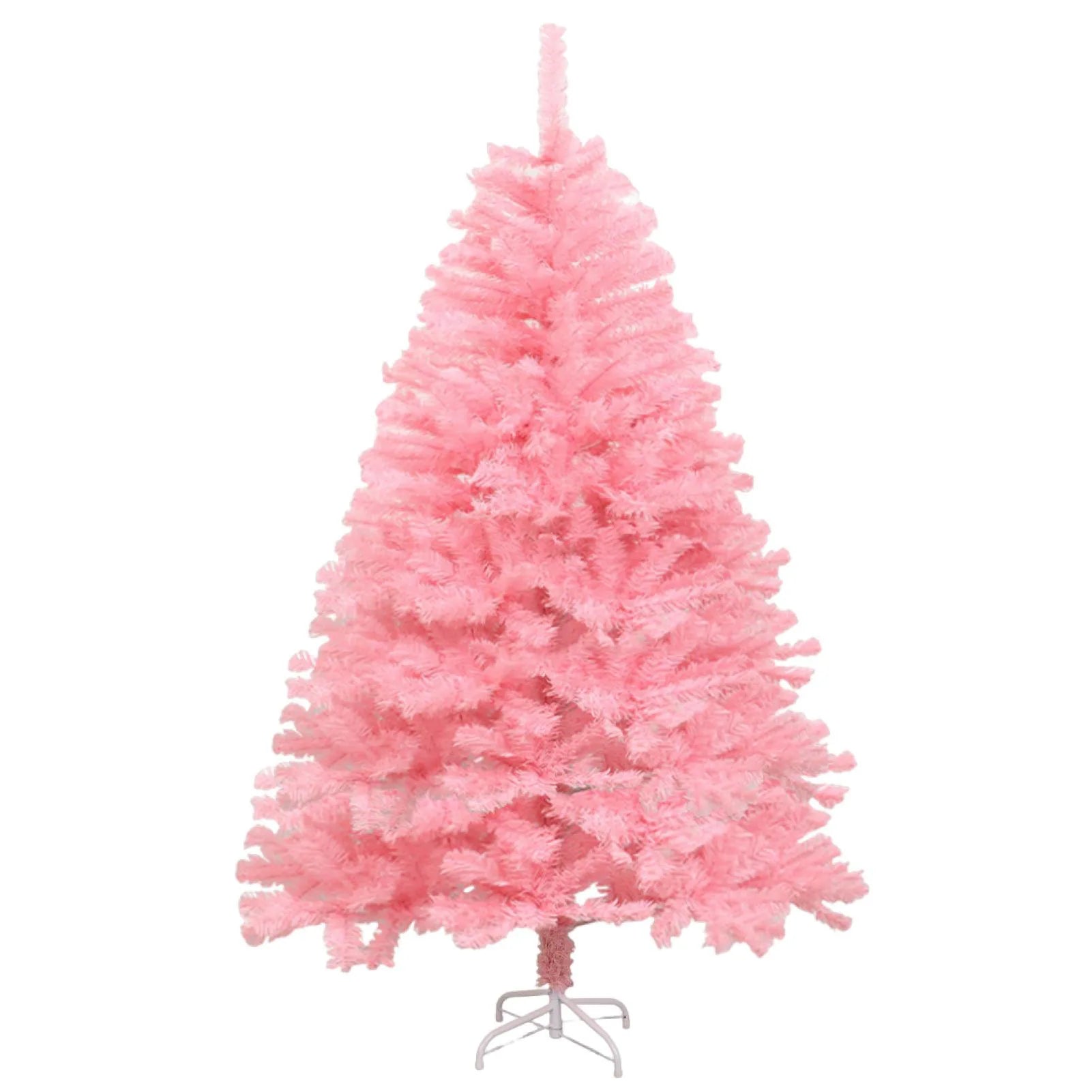 pink artificial christmas tree
