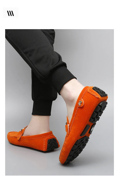 Mocassins décontractés élégants à enfiler pour hommes