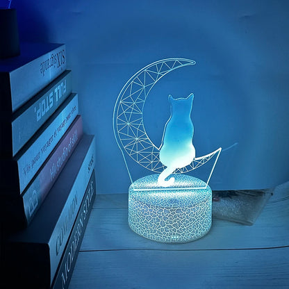 Romantic 3D Touch LED Night Light