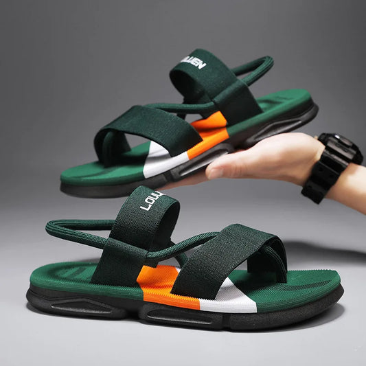 Slip-Resistant Ankle Wrap Sandals