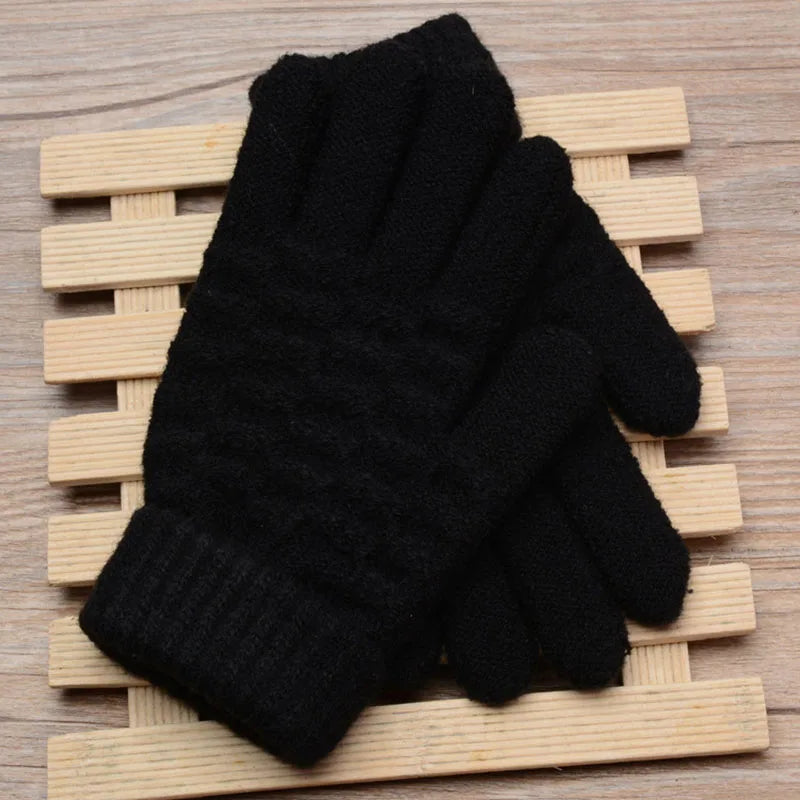 Women's Thick Knitted Winter Gloves