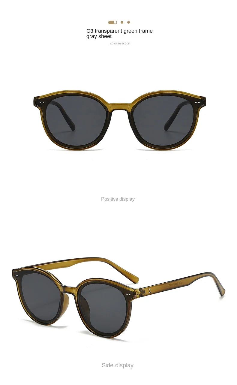 Lunettes de soleil rétro dégradées aux rayons UV