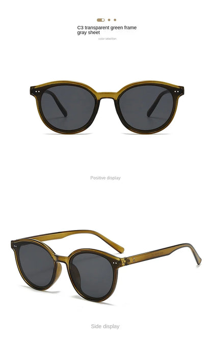 Lunettes de soleil rétro dégradées aux rayons UV