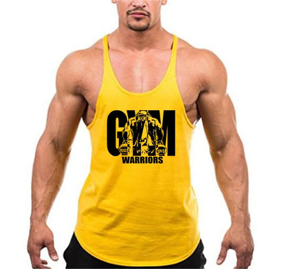 Atmungsaktive Baumwoll-Fitness-Tanktops für Herren