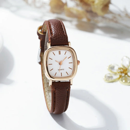 Ladies' High-Quality Vintage Casual Bracelet Watches