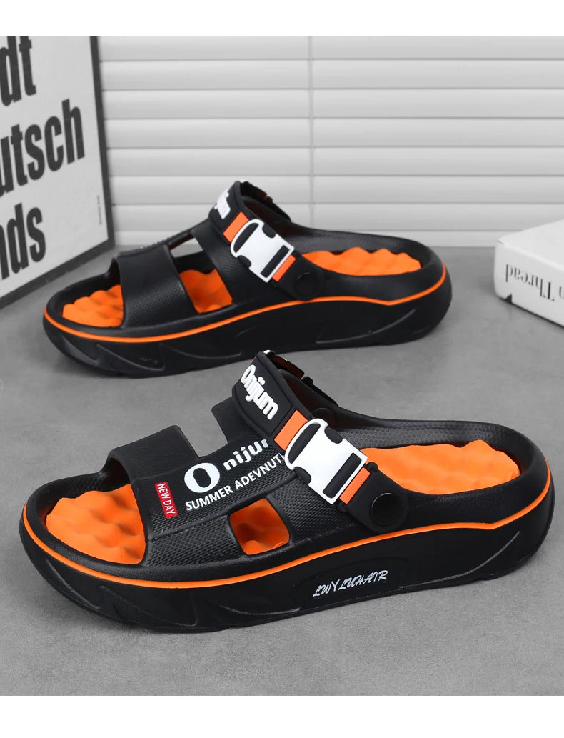 Outdoor Men's Platform Sandals/Slippers