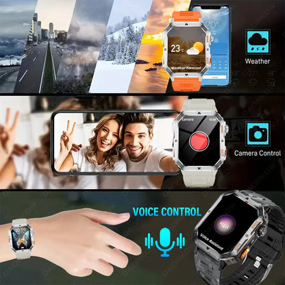Nouvelle montre intelligente Bluetooth HD pour hommes