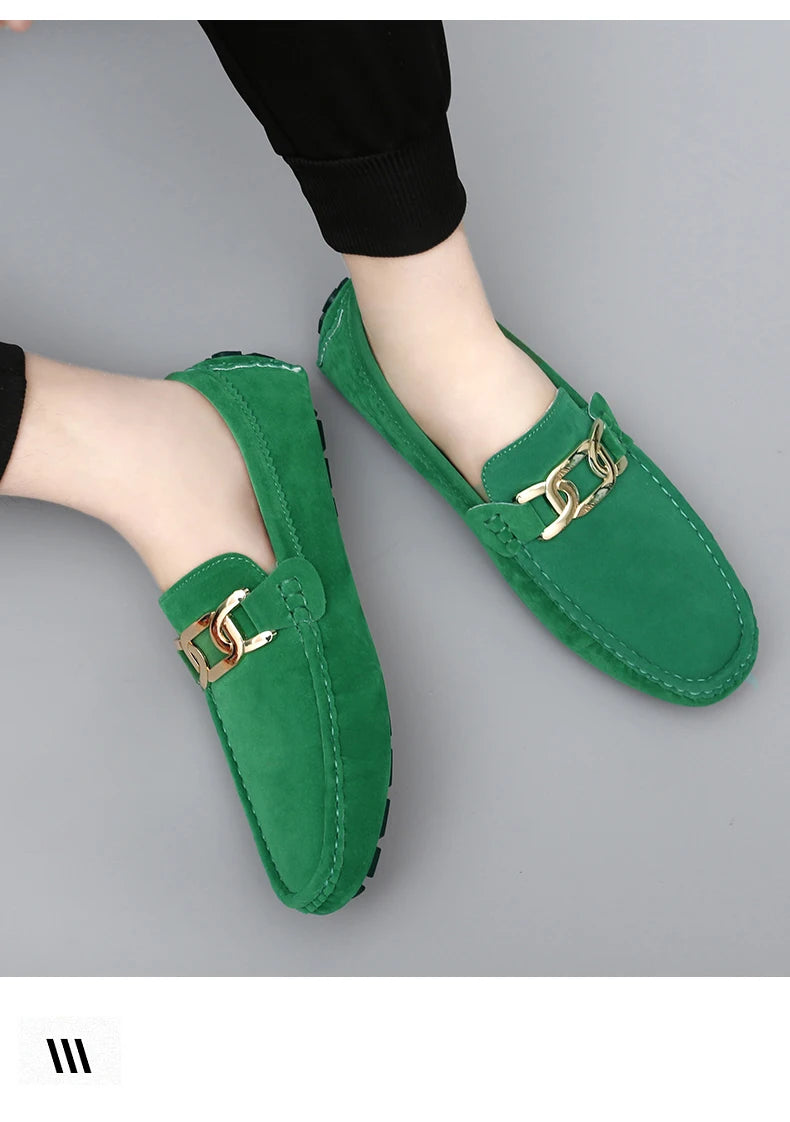 Mocassins décontractés élégants à enfiler pour hommes