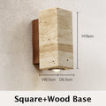 Square X Walnut Base