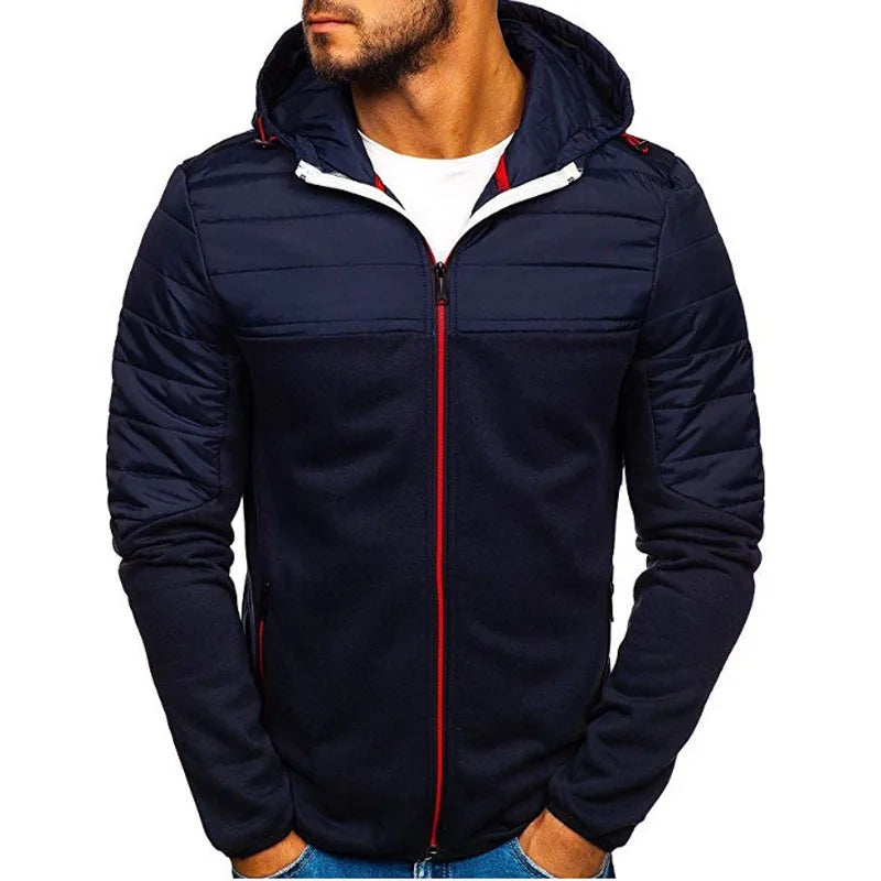 Veste à capuche entièrement zippée pour hommes