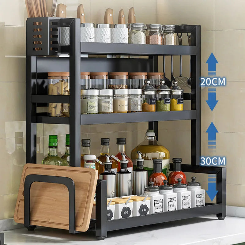 Stainless Steel Kitchen Storage Rack Organizer