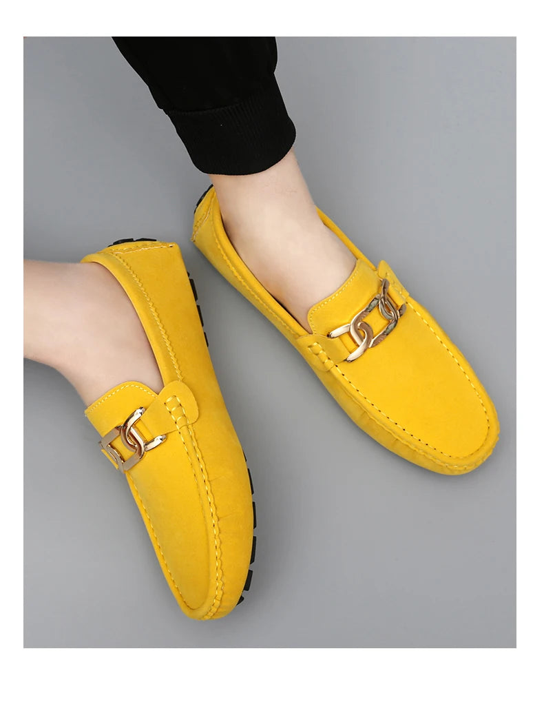 Mocassins décontractés élégants à enfiler pour hommes