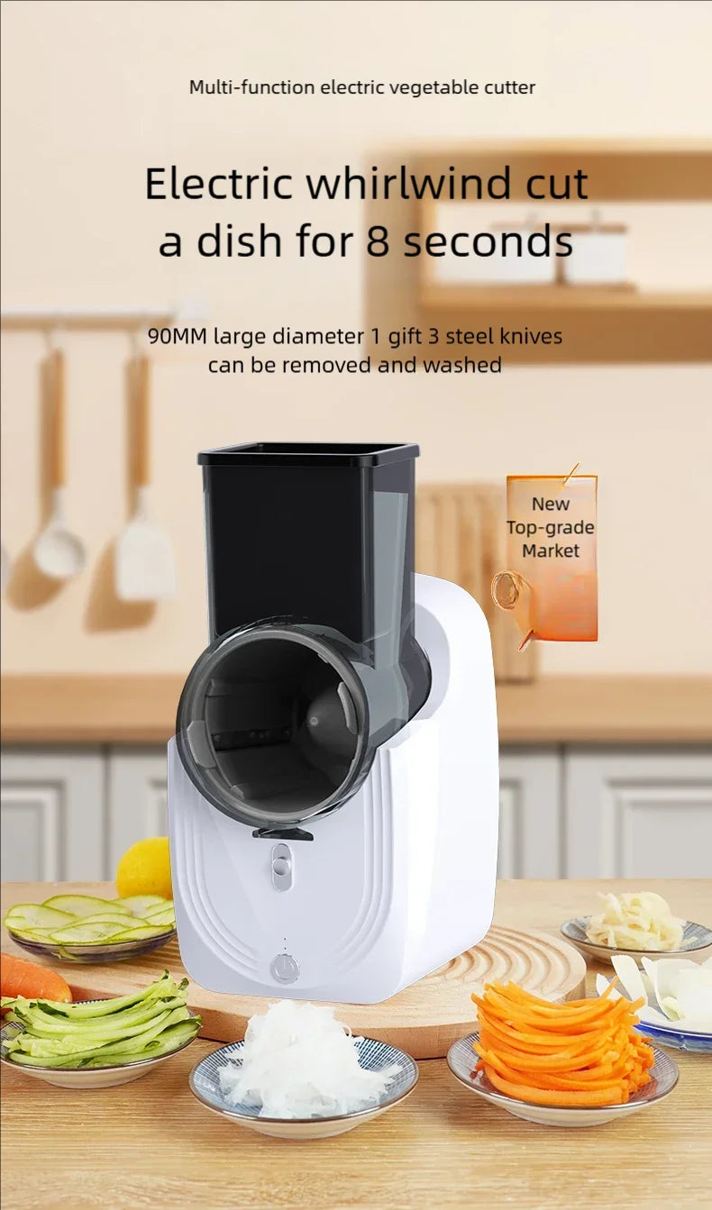 Elektrischer Gemüseschneider und -hobel