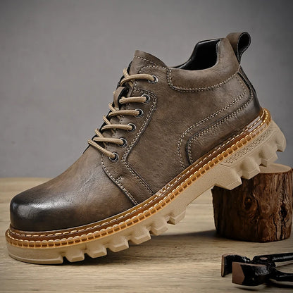 Men's Genuine Leather Italian Work Boots