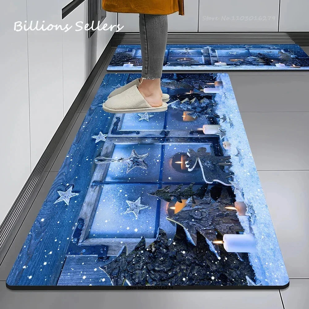 Christmas Kitchen Floor Mat Doormat