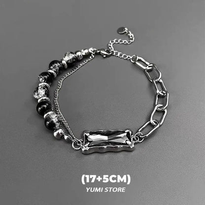 European Sterling Silver Couple Bracelets