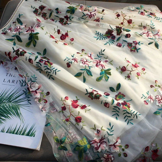 Midirock aus Netzstoff mit hoher Taille