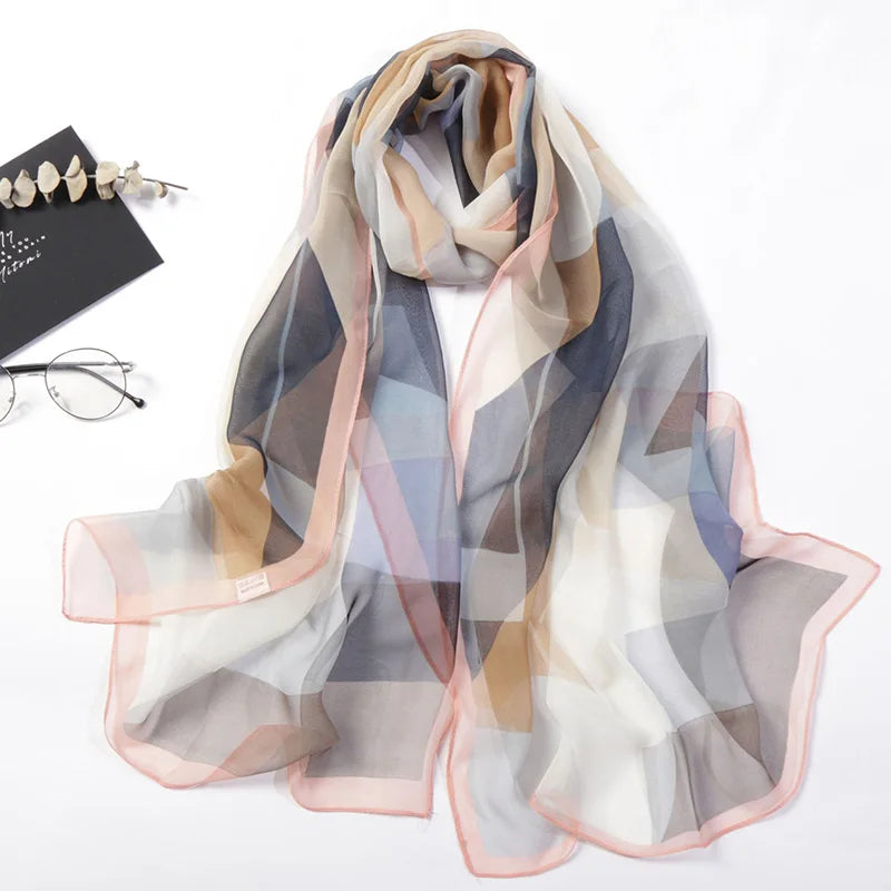 silk chiffon scarf