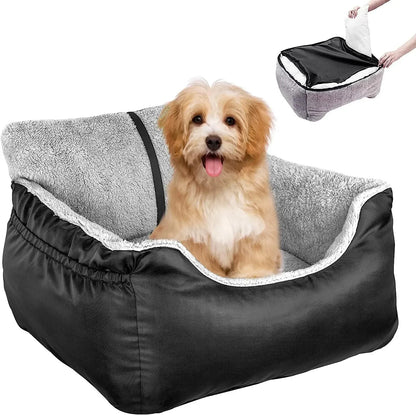 Washable Dog Car Seat Carrier Bed