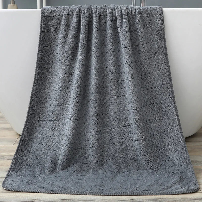 Serviette de bain pour bébé en microfibre absorbante