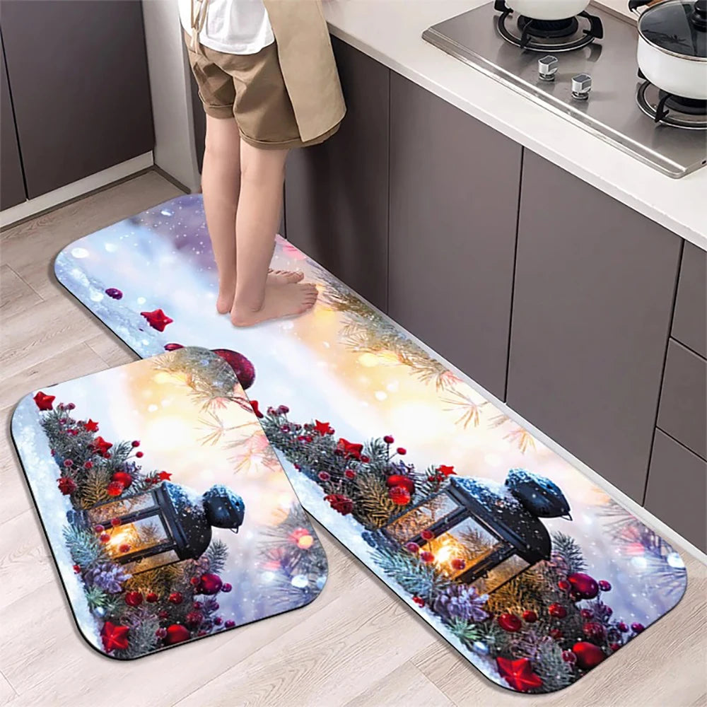 christmas kitchen rugs
