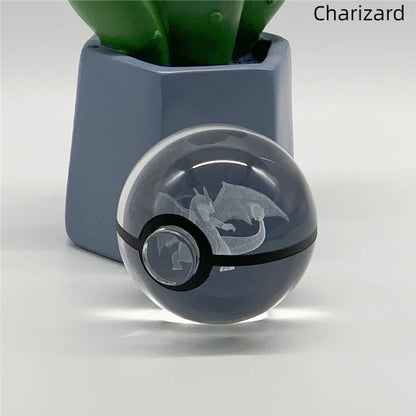 3D Pokemon Kristallkugel Nachtlicht 