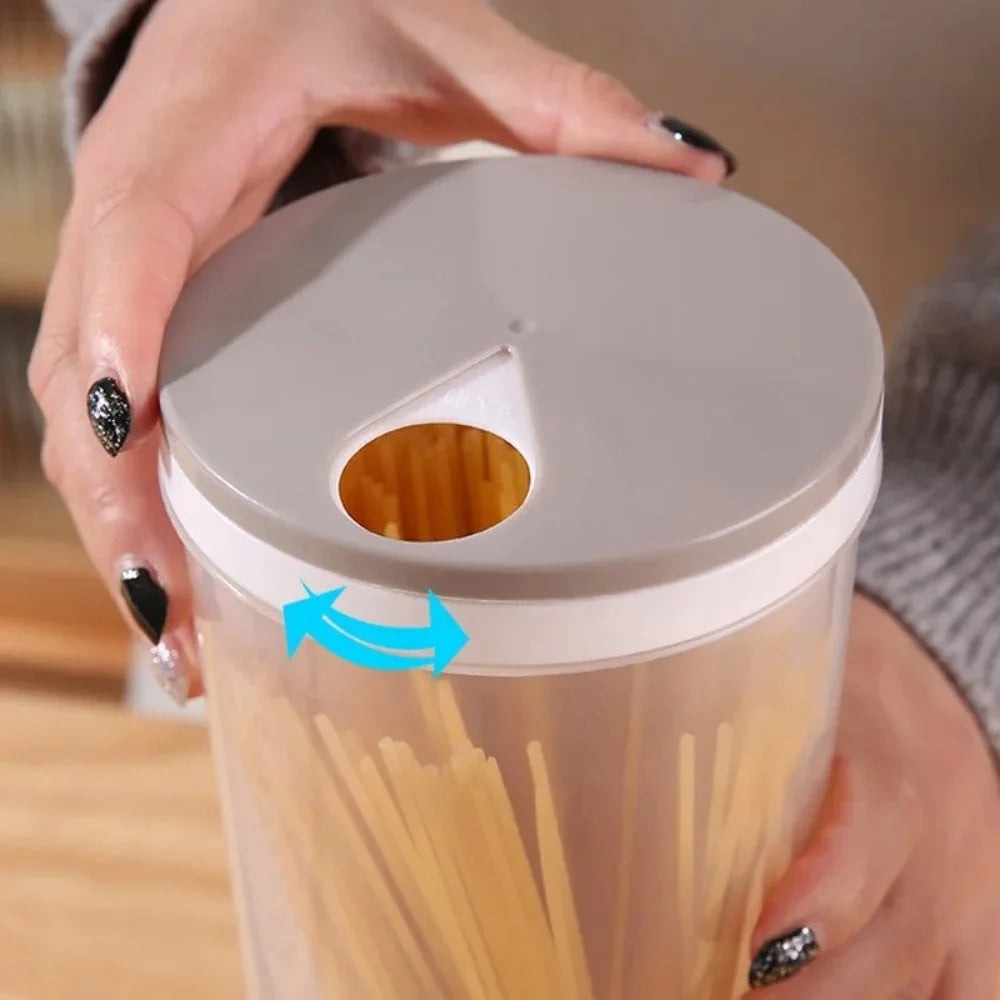 Boîte de rangement scellée pour nouilles quantitatives