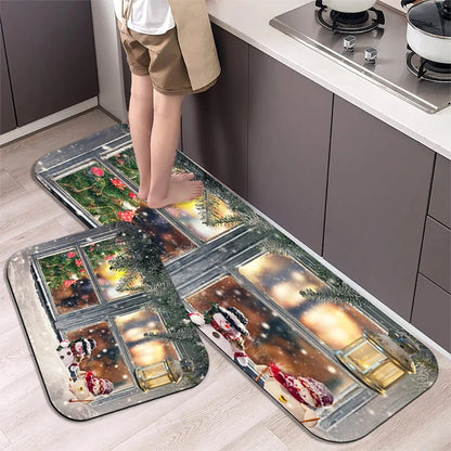 Christmas Kitchen Floor Mat Doormat