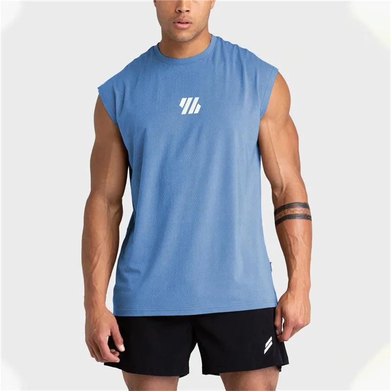 Men's Sleeveless Gym Tank Tops