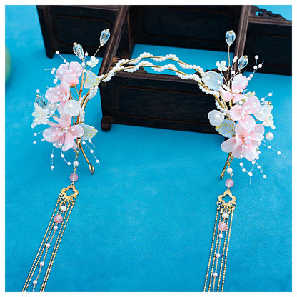 Chinese Hanfu Floral Headband